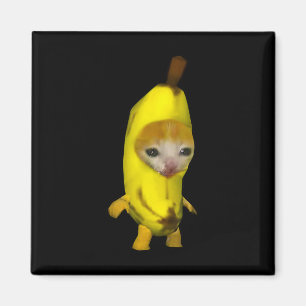 Imán Gato bananero lindo Bananacat Meme Kitty Cat Lov
