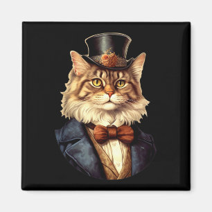 Imán Gato Boda Novia Groom Mascota Gato Amantes Boda