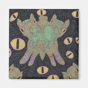 Imán Gato Buutterfly con los ojos