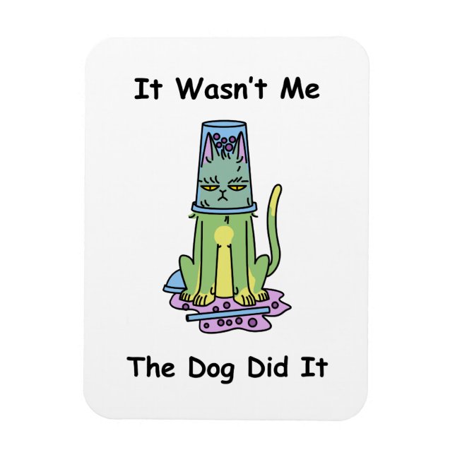 Imán Gato caprichoso (Vertical)