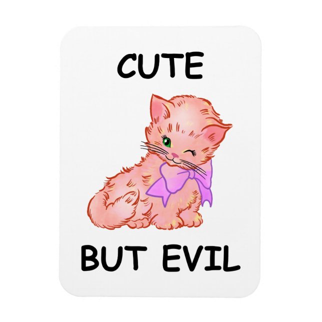 Imán Gato caprichoso (Vertical)