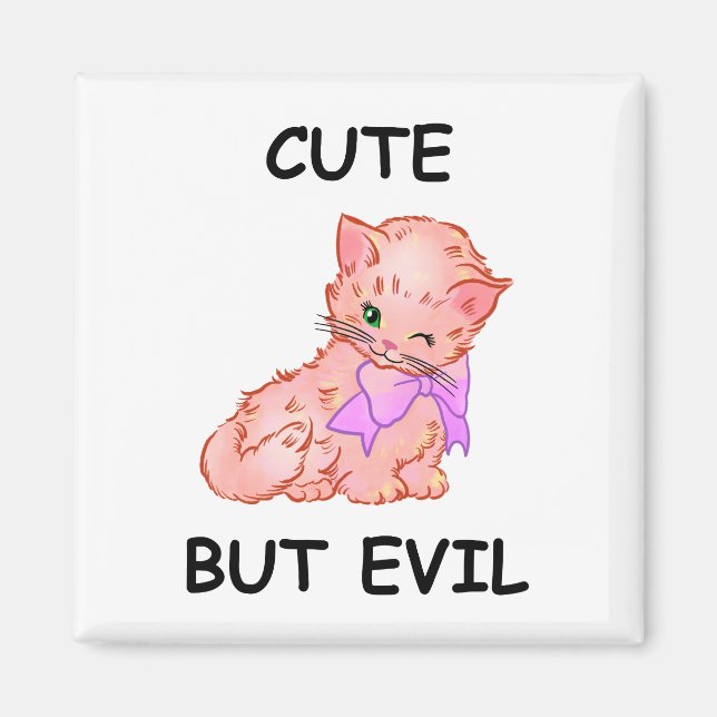 Imán Gato caprichoso (Frente)