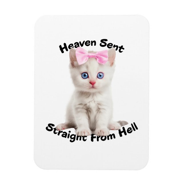 Imán Gato caprichoso (Vertical)