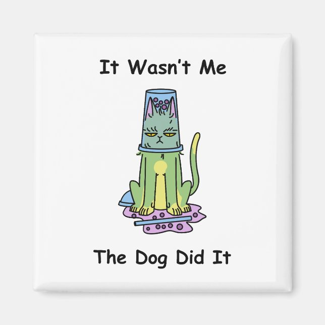 Imán Gato caprichoso (Frente)