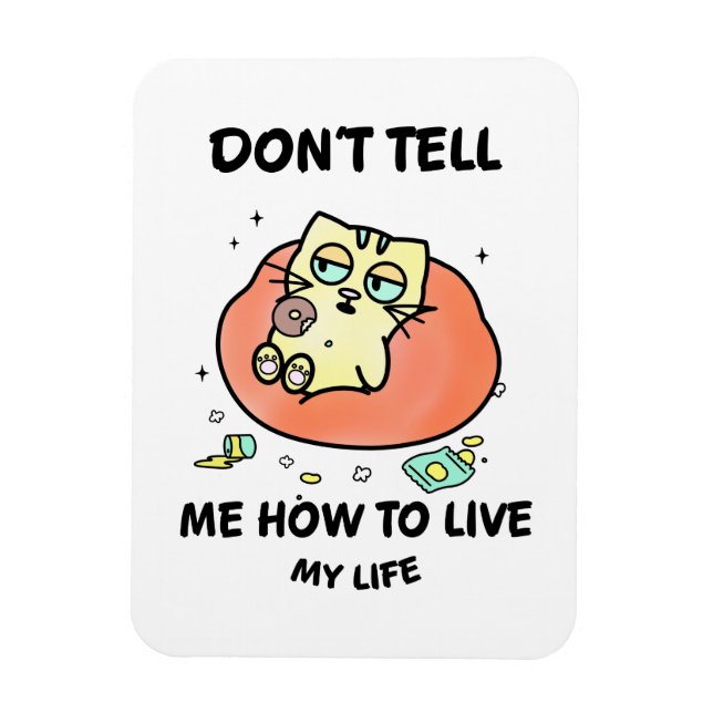 Imán Gato caprichoso (Vertical)