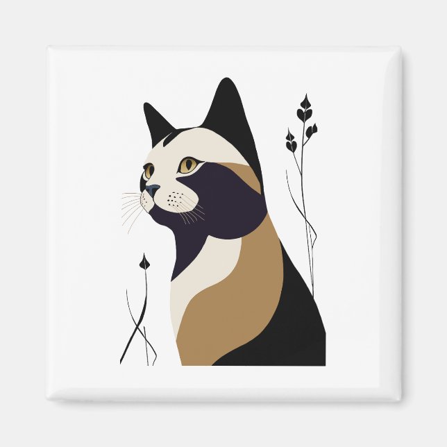 Imán Gato caprichoso (Frente)