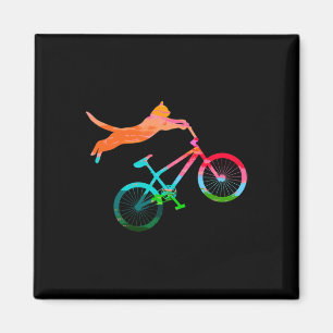Imán Gato Ciclista Bicicleta Gatito Mtb Atb Bicicletas