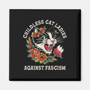 Imán Gato Damas contra el fascismo Feminista Gato 1