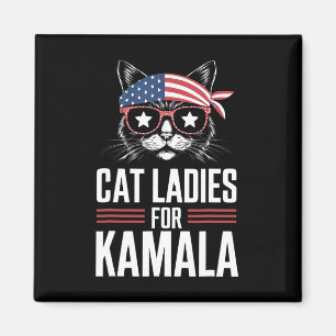 Imán Gato Damas De Kamala Harris Presidente 2024