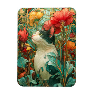 Imán Gato de Art Nouveau
