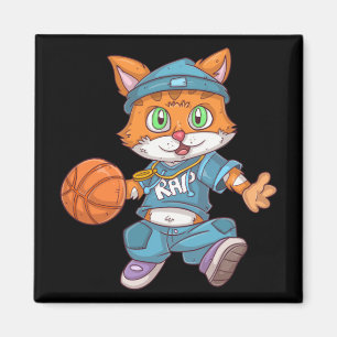Imán Gato de baloncesto