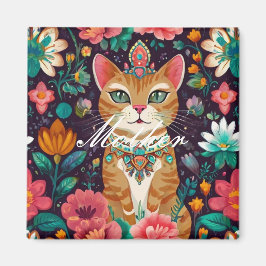 Imán Gato de Bejeweld coronado