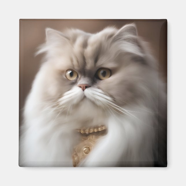 Imán Gato de belleza persa (Frente)