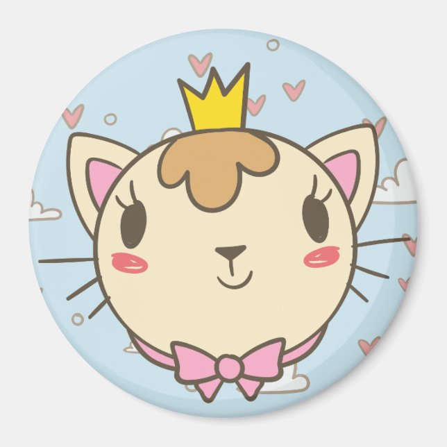 Imán Gato de corte (Frente)