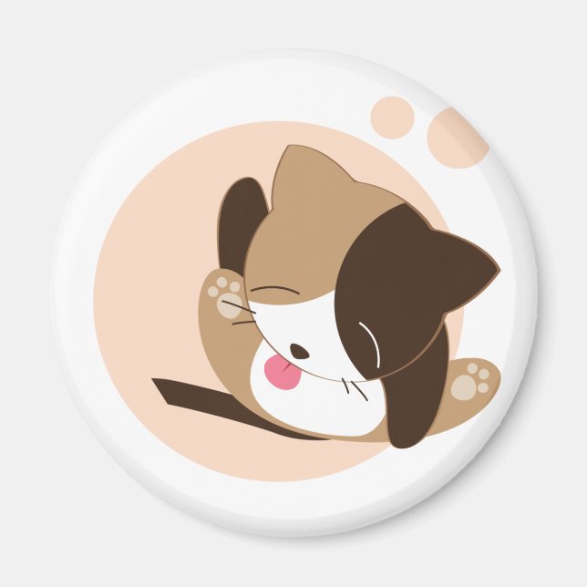 Imán Gato de corte (Frente)