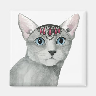 Imán Gato de descarga  Bejeweld