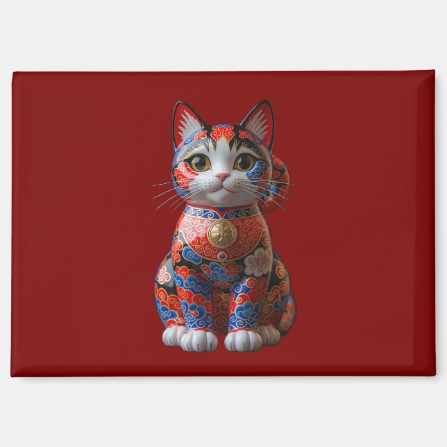 Imán Gato de dinero (Anverso)