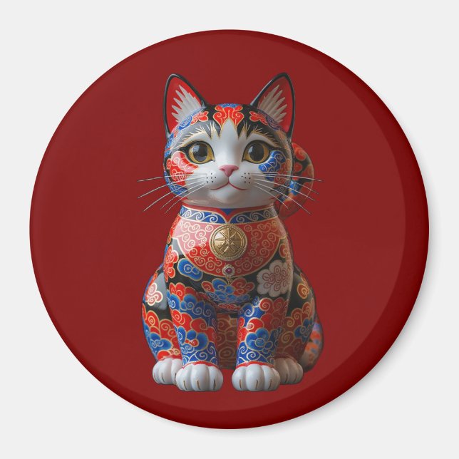 Imán Gato de dinero (Frente)