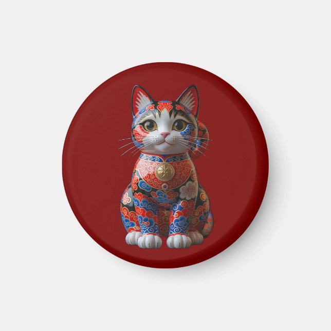 Imán Gato de dinero (Frente)