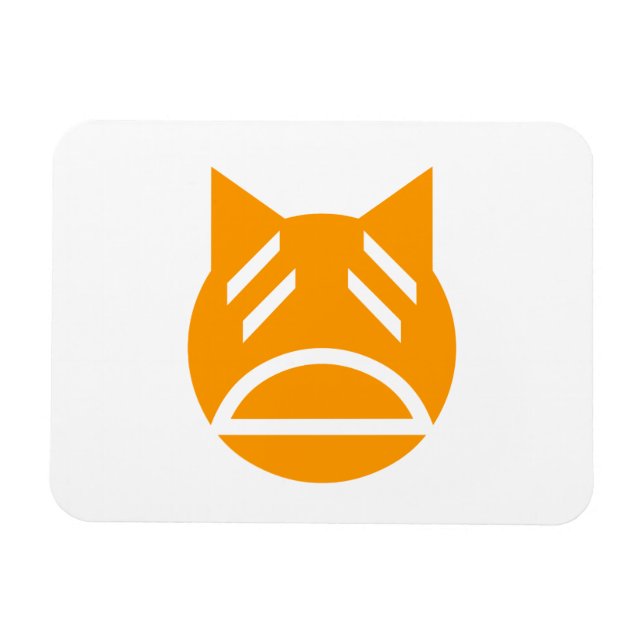 Imán Gato de Emoji cansado