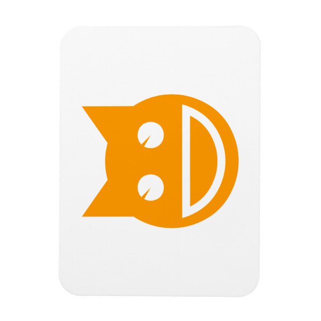 Imán Gato de Emoji sonriente (Vertical)