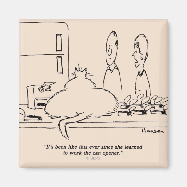 Imán Gato de grasa (Frente)