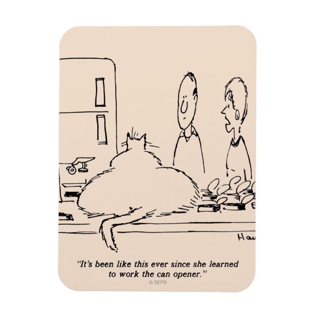 Imán Gato de grasa (Vertical)