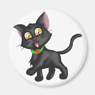 Imán Gato de Halloween
