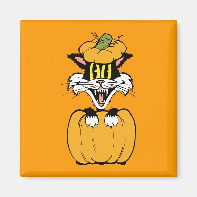 Imán Gato de Halloween (Frente)