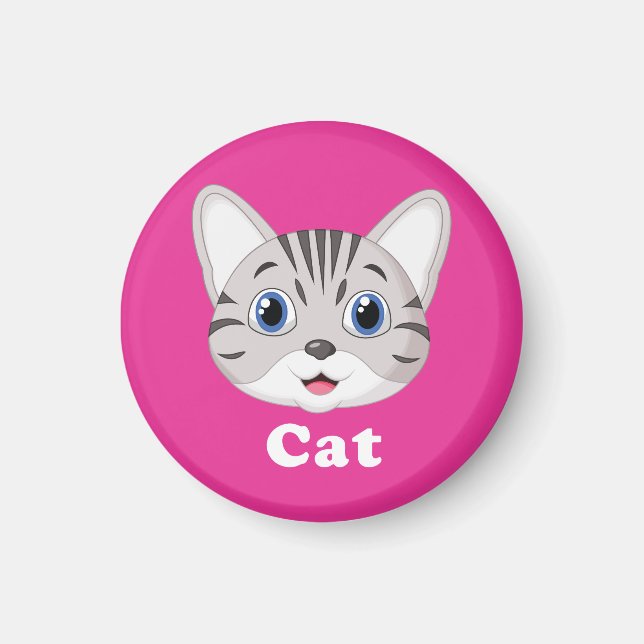 Imán Gato de imanes de refrigerador de la cocina (Frente)