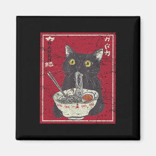 Imán Gato de Kawaii Ramen Comida japonesa Divertida Chi