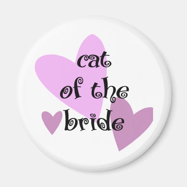 Imán Gato de la Novia (Frente)