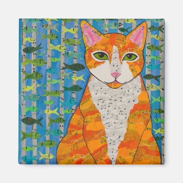 Imán Gato de Marmalade (Frente)