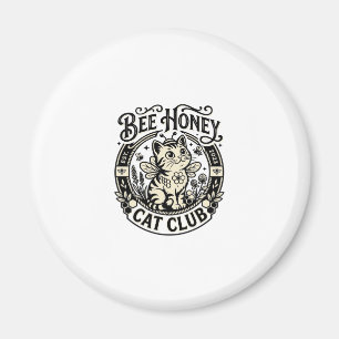 Imán Gato de Miel de Abeja Gráfico Divertido - Club de