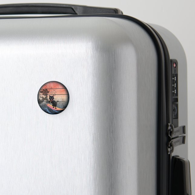 Imán Gato de ondulación al atardecer (In Situ (Equipaje))