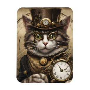 Imán Gato de reloj