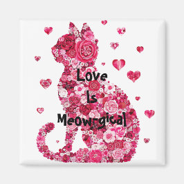 Imán Gato de Rosas