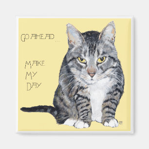 Imán Gato de Tabby - Hacer mi día