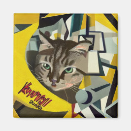 Imán Gato de teléfono de banana