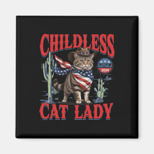 Imán Gato De Vaquero Gato Gente Sin Hijos Dama De Gato 