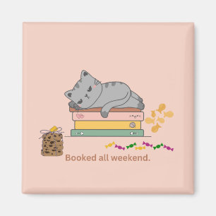 Imán Gato del libro