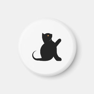 Imán Gato diciendo hola