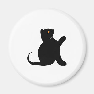 Imán Gato diciendo hola