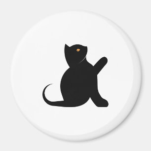 Imán Gato diciendo hola
