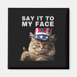 Imán Gato Dígamelo a la Cara Kamala Harris