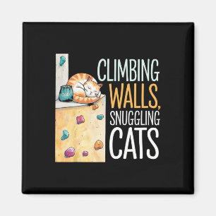 Imán Gato Divertido de Bouldering – Escalada en Roca y