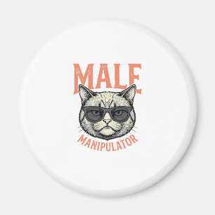 Imán Gato Divertido Manipulador Masculino Gafas de Sol