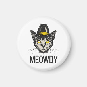 Imán Gato Divertido Miau