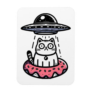 Imán Gato Donut OVNI