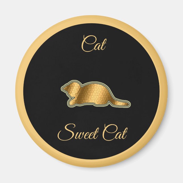 Imán Gato dulce (Frente)